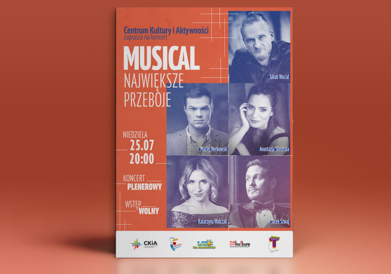 Musical Największe Przeboje - plakat koncertowy
